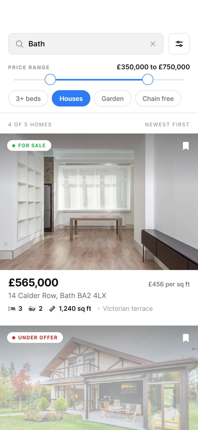 Transom Property Search preview