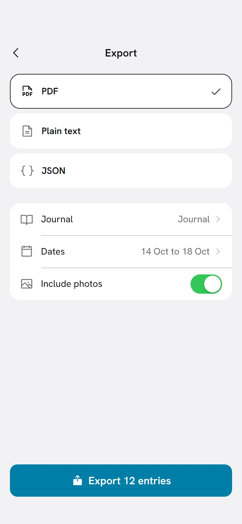 Vellum Export preview