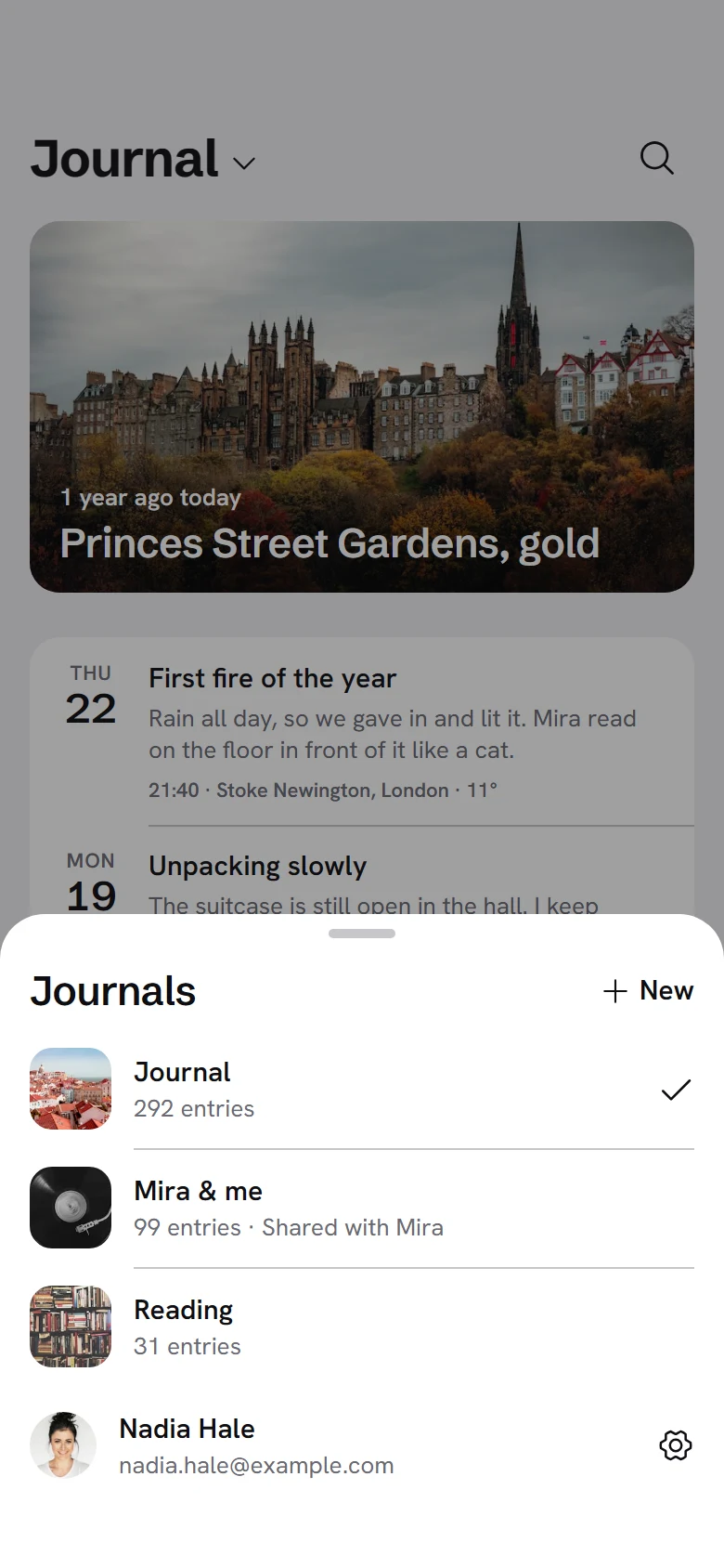 Vellum Journals Sheet preview