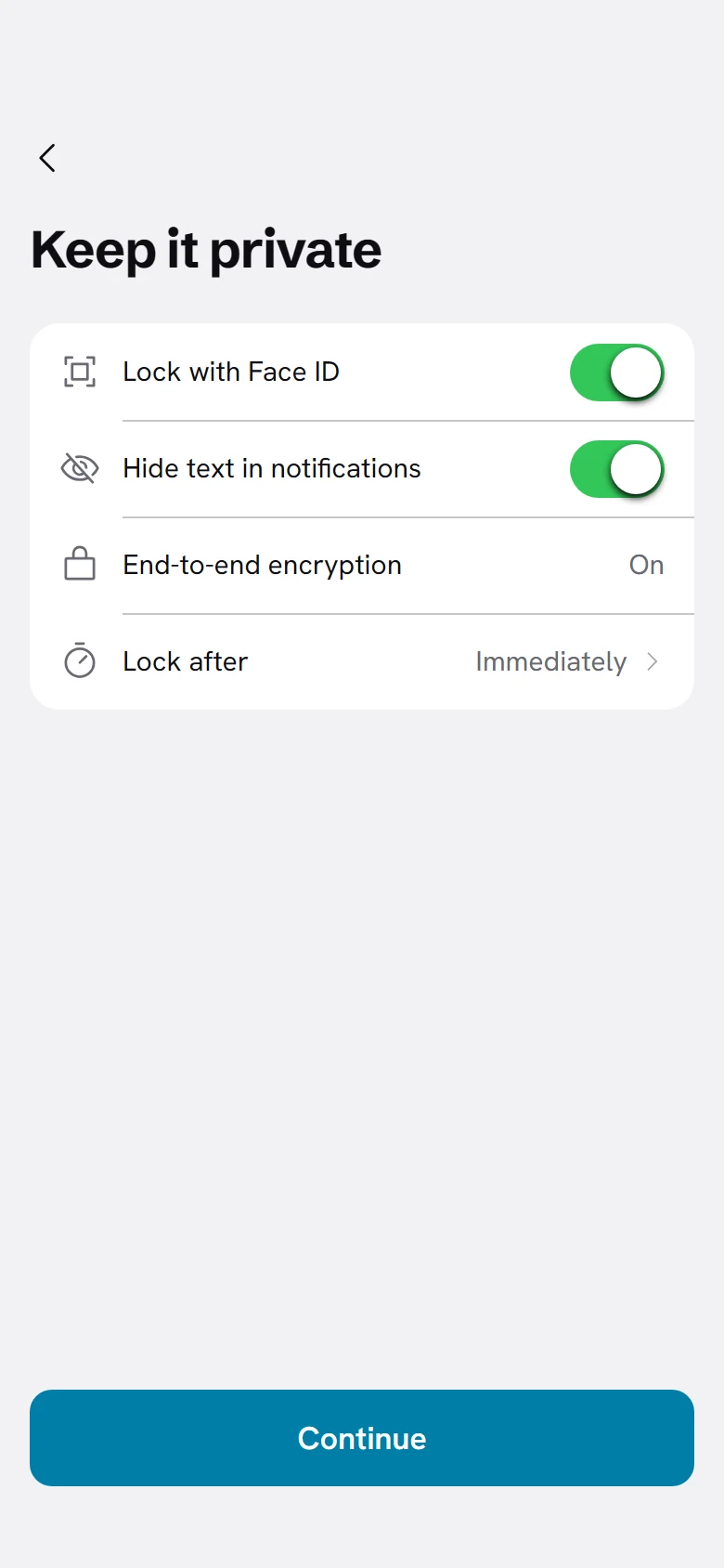 Vellum Keep It Private preview
