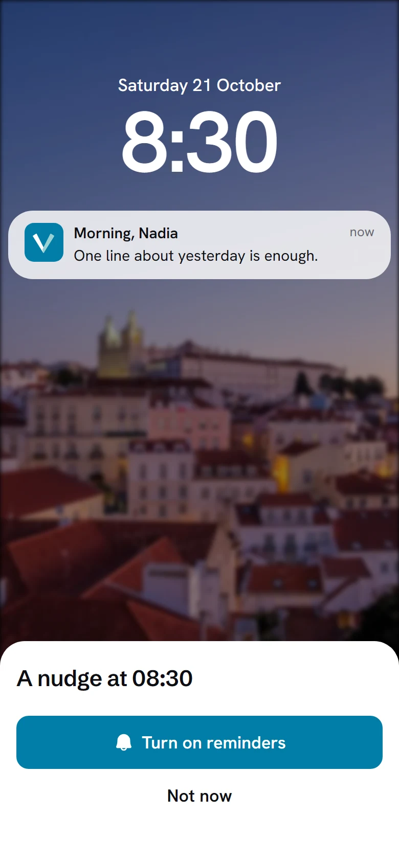 Vellum Reminder Prime preview