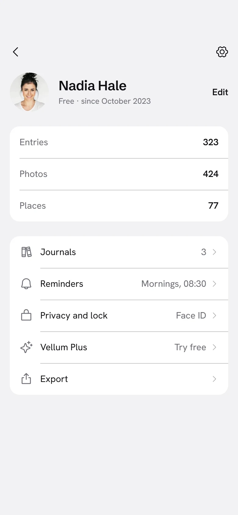 Vellum Profile preview