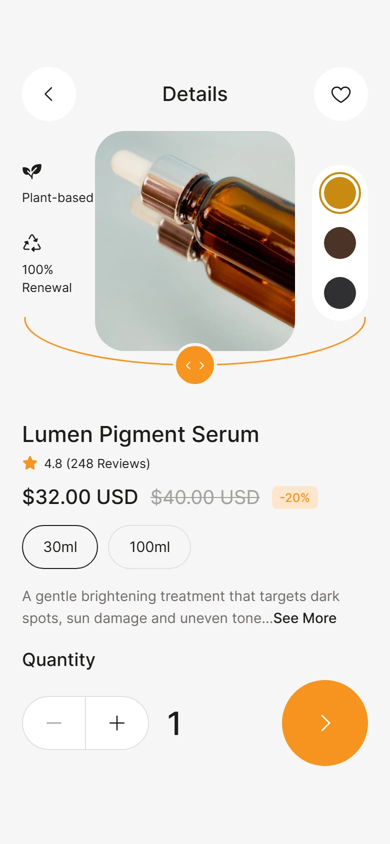 Velour Serum Details preview