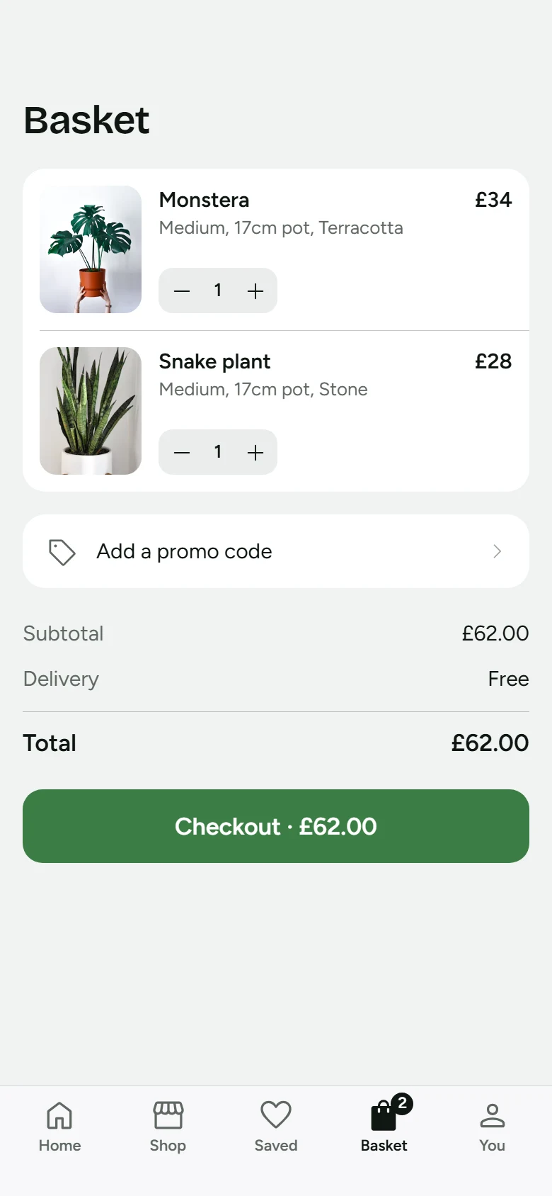Verdant Store Basket preview