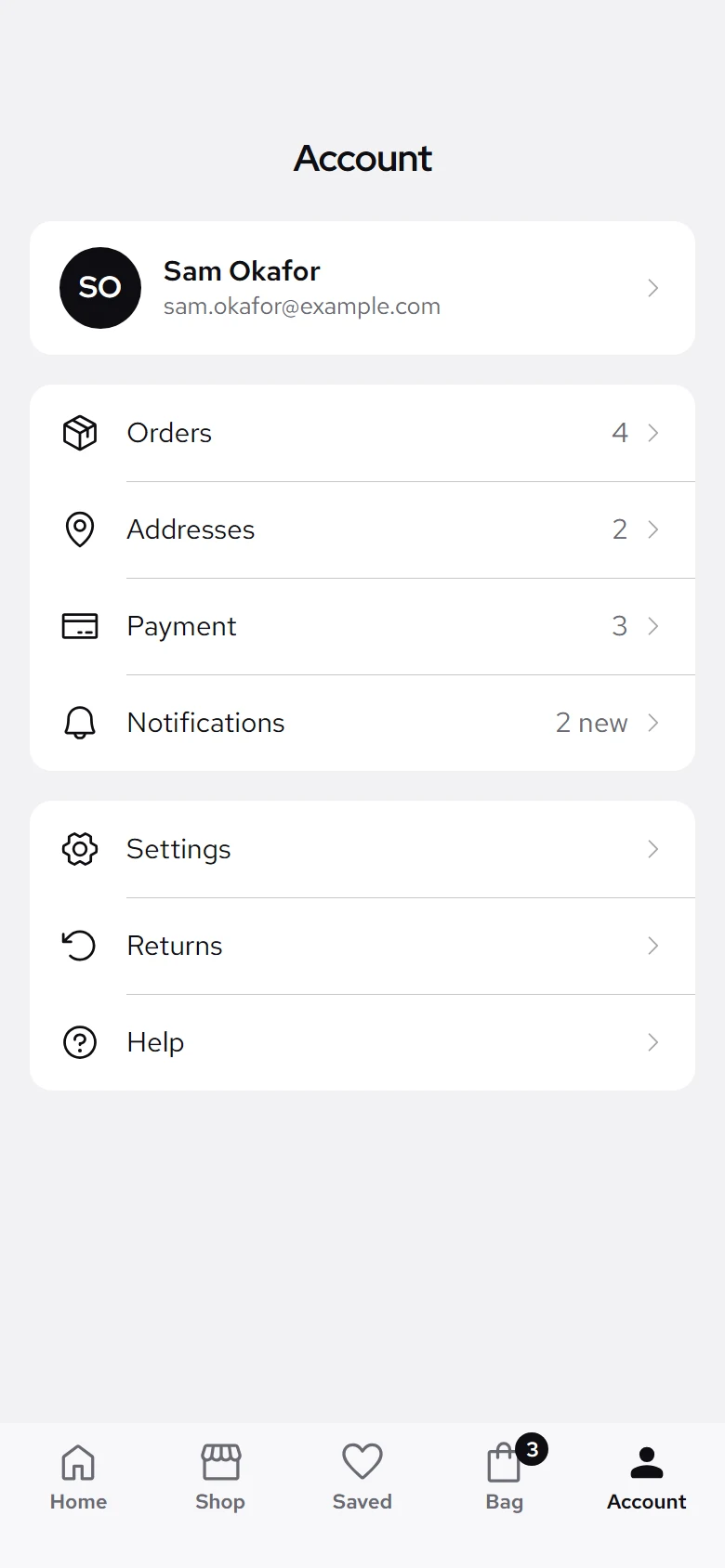 Volt Store Account preview