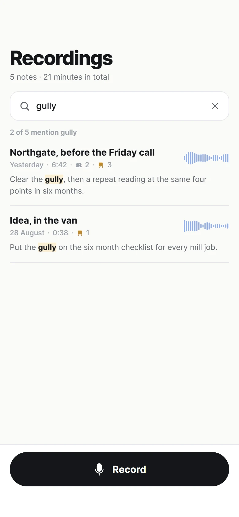 Waveform Library preview